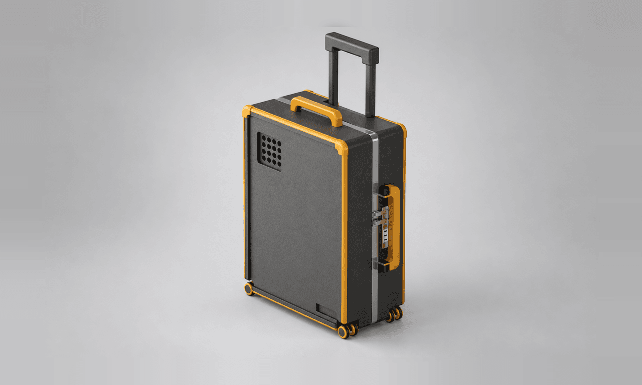 Wheeled Equipment Case with Telescopic Handle