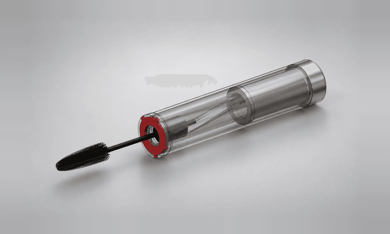 Brush Applicator in Transparent Tube