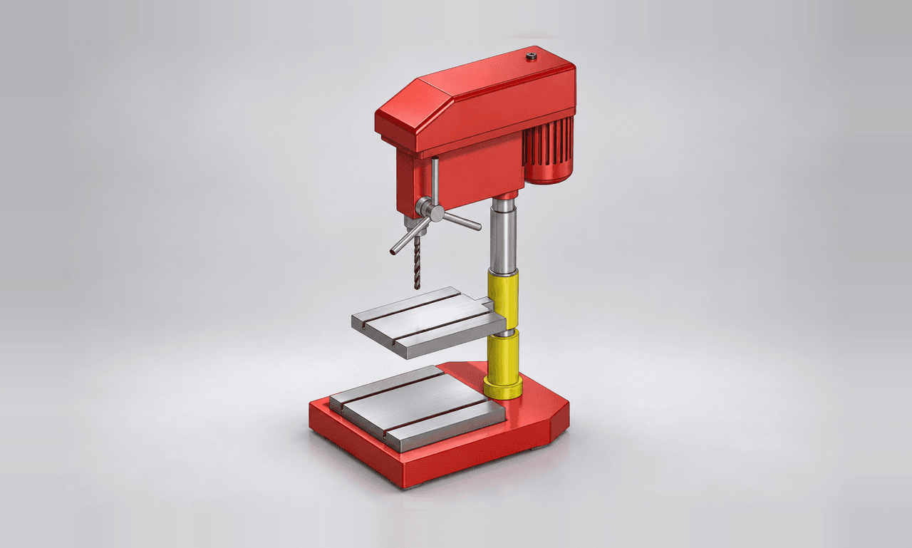 Benchtop Drill Press Assembly