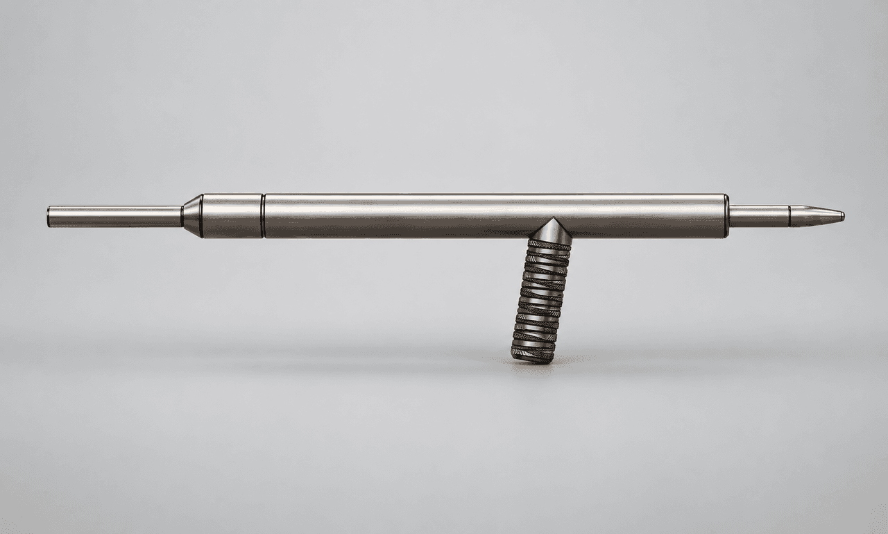 Stepped Rod with Coil-Spring Pin